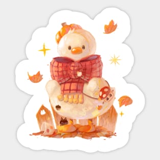 Cozy Autumn Sticker